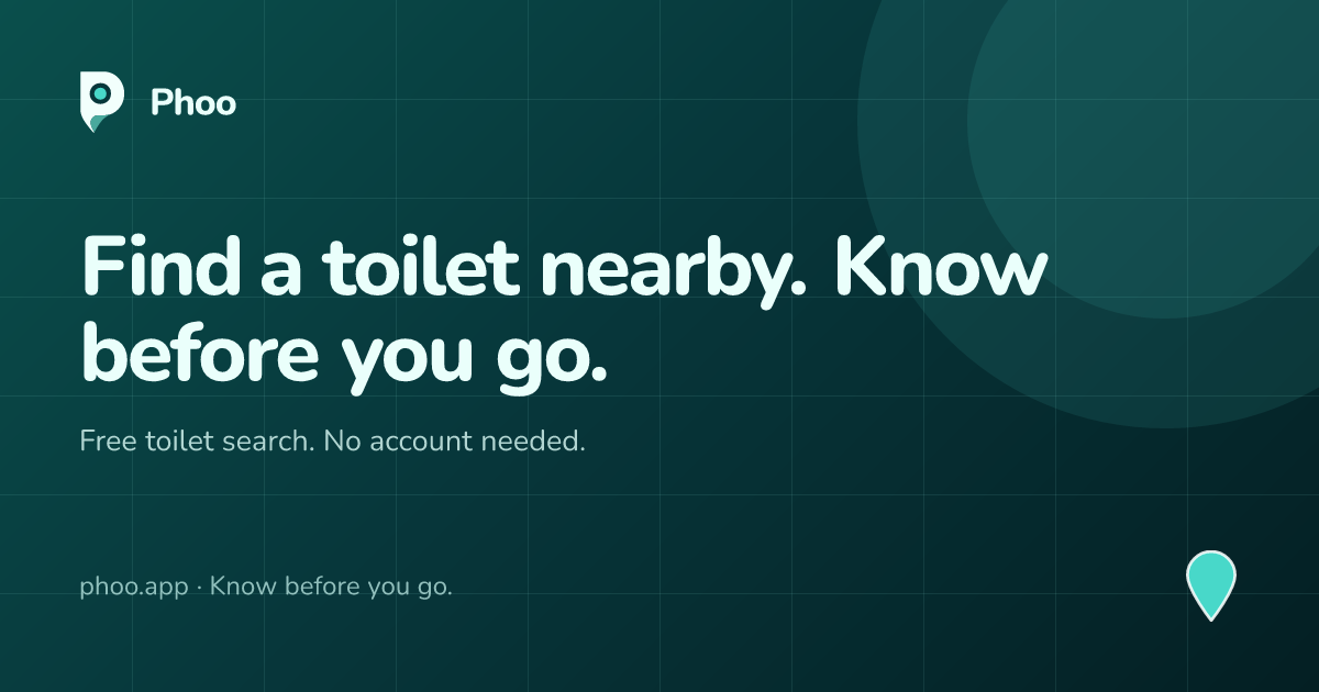 Ever had a "I need the bathroom right now" moment in a city you don’t know? I’m building Phoo fo